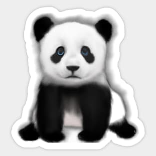 Cute Panda Drawing Sticker